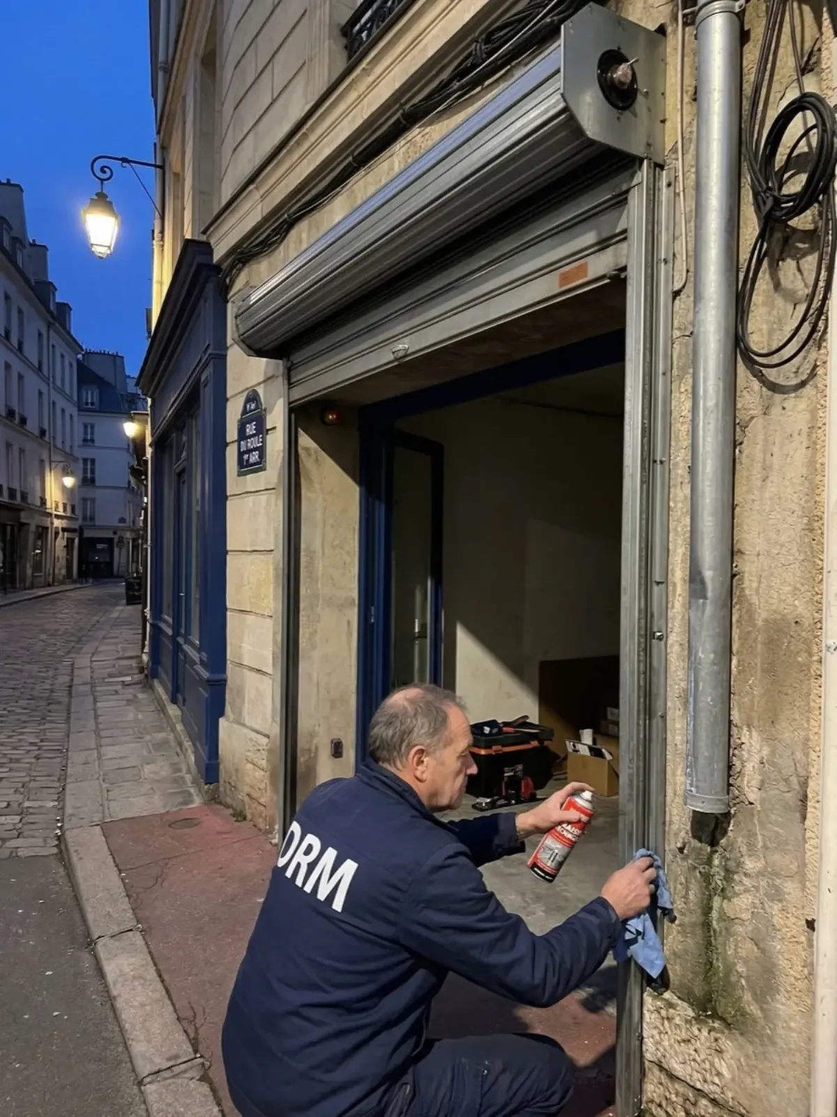 Entretien et maintenance de rideau métallique à Paris 16
